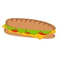Isolated sandwich icon Royalty Free Stock Photo