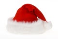 Isolated Santa hat with heart shape Royalty Free Stock Photo