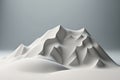 isolated scene of snowy slopes. Image of a winter snowdrift in the background