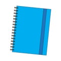 Isolated school notebook