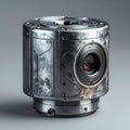 Isolated Sci-Fi Satellite Camera Component Royalty Free Stock Photo