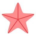 Isolated seastar icon