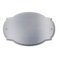 Isolated shiny steel metal plate Royalty Free Stock Photo