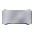 Isolated shiny steel metal plate Royalty Free Stock Photo