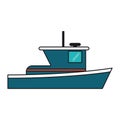 Isolated ship design Royalty Free Stock Photo