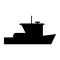 Isolated ship design Royalty Free Stock Photo