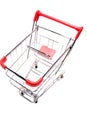 Isolated shopping cart