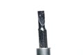 Isolated shot of a chisel hand tool on a white background