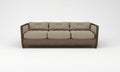 Isolated shot of the sofa  on a white background Royalty Free Stock Photo