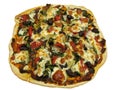 Isolated Sicilian pizza Royalty Free Stock Photo