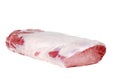 Isolated side view pork roast Royalty Free Stock Photo