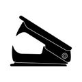 Isolated silhouette of a stapler remover Office supply icon Vector