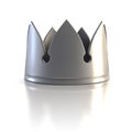 Isolated silver crown