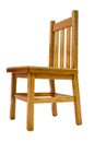 Isolated Simple Chair Royalty Free Stock Photo