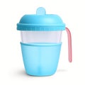 Isolated Sippy Cup On White Background