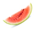 Isolated slice of water melon Royalty Free Stock Photo