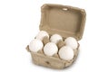 Isolated small package of duck eggs