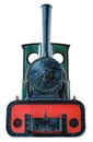 Isolated Small Steam Engine Royalty Free Stock Photo