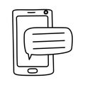 Isolated smartphone icon vector design Royalty Free Stock Photo