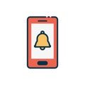 Isolated smartphone icon vector design Royalty Free Stock Photo
