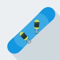 Isolated snowboard icon