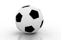 Isolated soccer ball