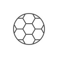 Isolated soccer ball vector design Royalty Free Stock Photo