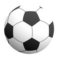 Isolated soccer ball