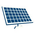 Isolated solar panel icon 3d style Vector