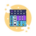 Isolated soundboard icon