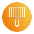 Isolated spatula block style icon vector design