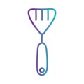 Isolated spatula gradient style icon vector design