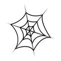 Isolated spider web icon Halloween season Vector