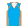 Isolated sport uniform