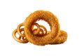 Isolated Squid or Onion Rings on Transparent Background, Generative Ai Royalty Free Stock Photo