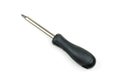 Isolated stainless steel metal screwdriver , repair equipment o