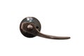 Isolated stainless steel vintage door handle, file includes a excellent clipping path