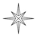 Isolated Star Belen draw vector illustration