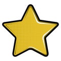 Isolated star icon