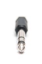 Isolated stereo jack Royalty Free Stock Photo