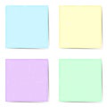 Isolated stickers pastel for notes, vector illustration