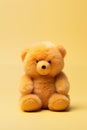 Isolated still life teddy bear Portrait Royalty Free Stock Photo