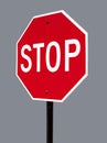 Isolated Stop Sign