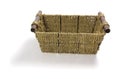 Isolated straw basket