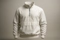 White Pullover Mockup Royalty Free Stock Photo