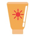 Isolated sunscreen icon