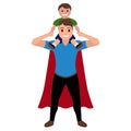 Superdad cartoon character