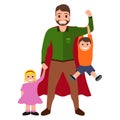 Superdad cartoon character