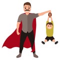 Superdad cartoon character