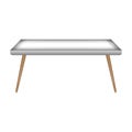 Isolated table image. Writing desk